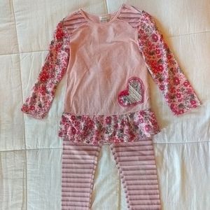 naartjie kids matching top/leggings